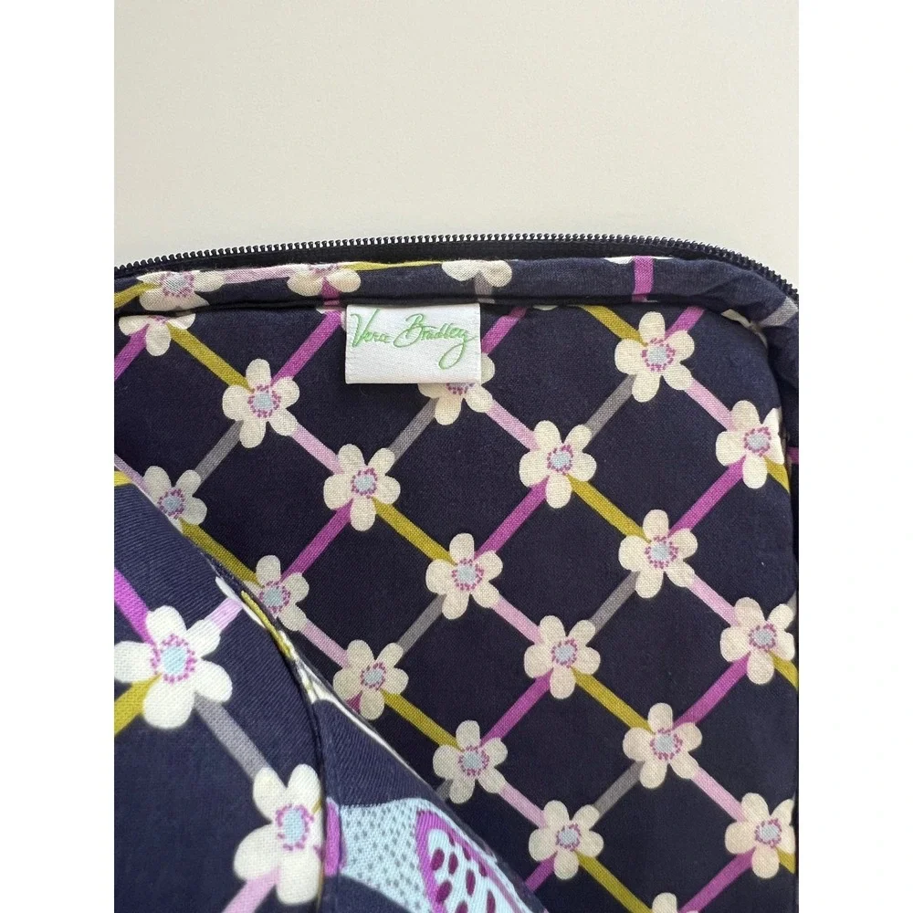 Vera Bradley Floral Nightingale Retired‎ Pattern Quilted E-Reader Tablet Sleeve